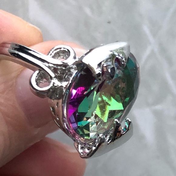 Costume jewelry statement rings lot of 3 CLOSET CLEAR OUT - Picture 8 of 12